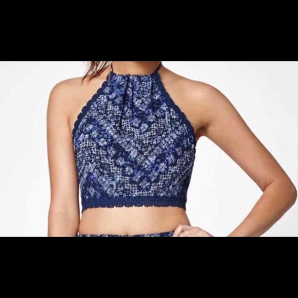 Kendall and Kylie Blue Halter